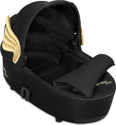 CYBEX Gondola Mios 2.0 (J Scott) Black Gold Wings.