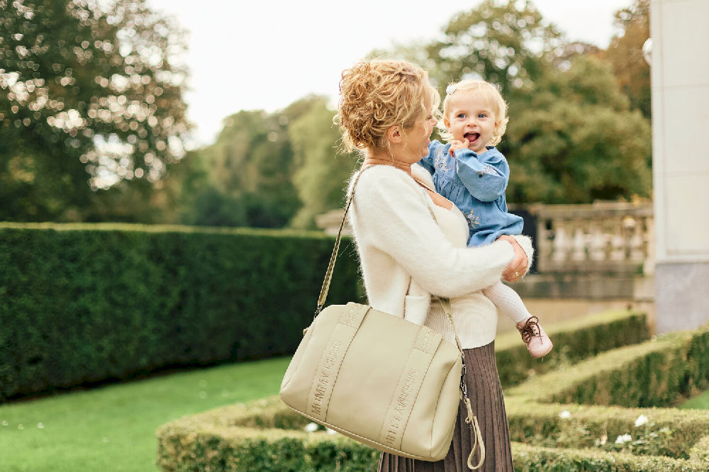 Childhome Torba Mommy Club Vegan Leather, Green