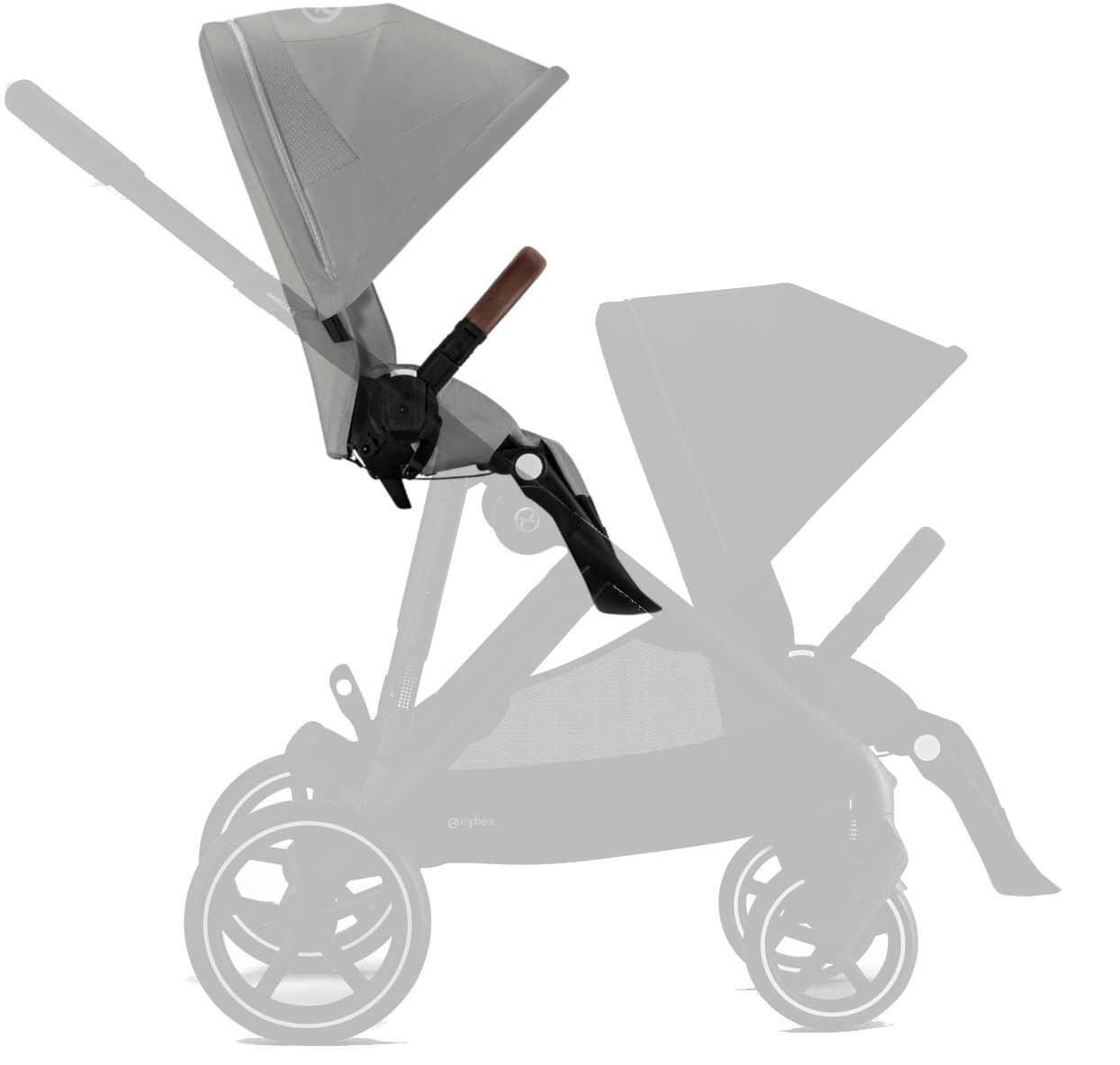 || CYBEX Siedzisko (dod) Gazelle S (slv) Grey