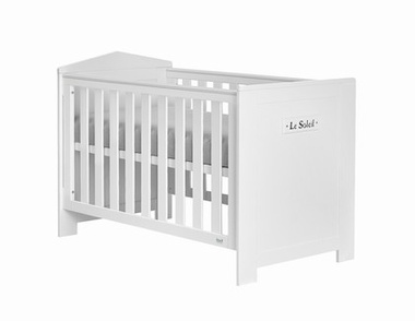 PINIO Łóżeczko Marsylia 120x60 MDF3, Białe