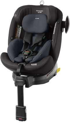 CARRELLO Fotelik obrotowy 0-36 Genesis+, M Grey