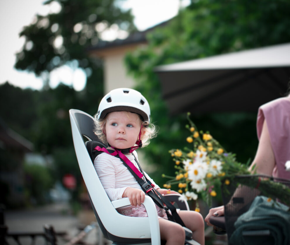 Hamax Fotelik rowerowy Caress (rama) White&Black