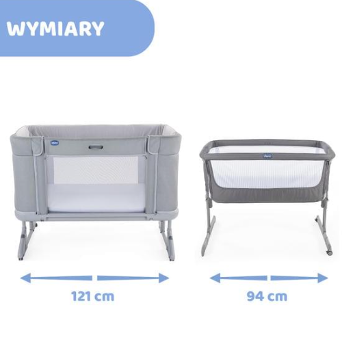 CHICCO Next2me Forever | Cool Grey