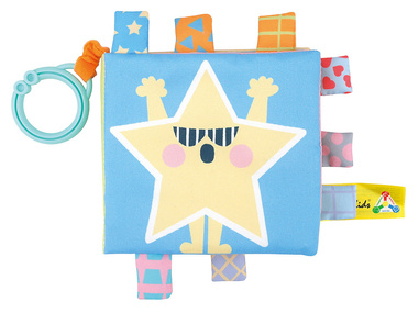 Miękka książeczka dwustronna do zawieszenia na wózku/foteliku-Kształty