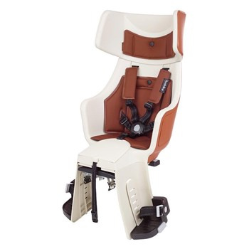 BOBIKE FOTELIK ROWEROWY EX TOUR PLUS LED E-BD NA BAGAŻNIK CINAMON BROWN