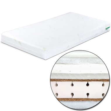 SENSILLO Materac Lateks-P-Kokos Aloe, 120x60 cm