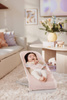 BABYBJORN - Bouncer Balance Soft Light grey frame, Mesh, Pearly pink/White