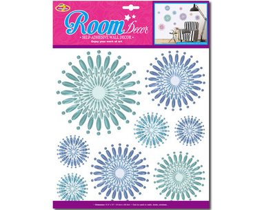 Dekoracje ścienne 3D - Kryształowe płatki