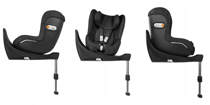 GB Fotelik obrotowy VAYA I-size, Satin Black