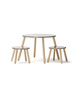 Kid's Concept - Stool and table set -  light brown