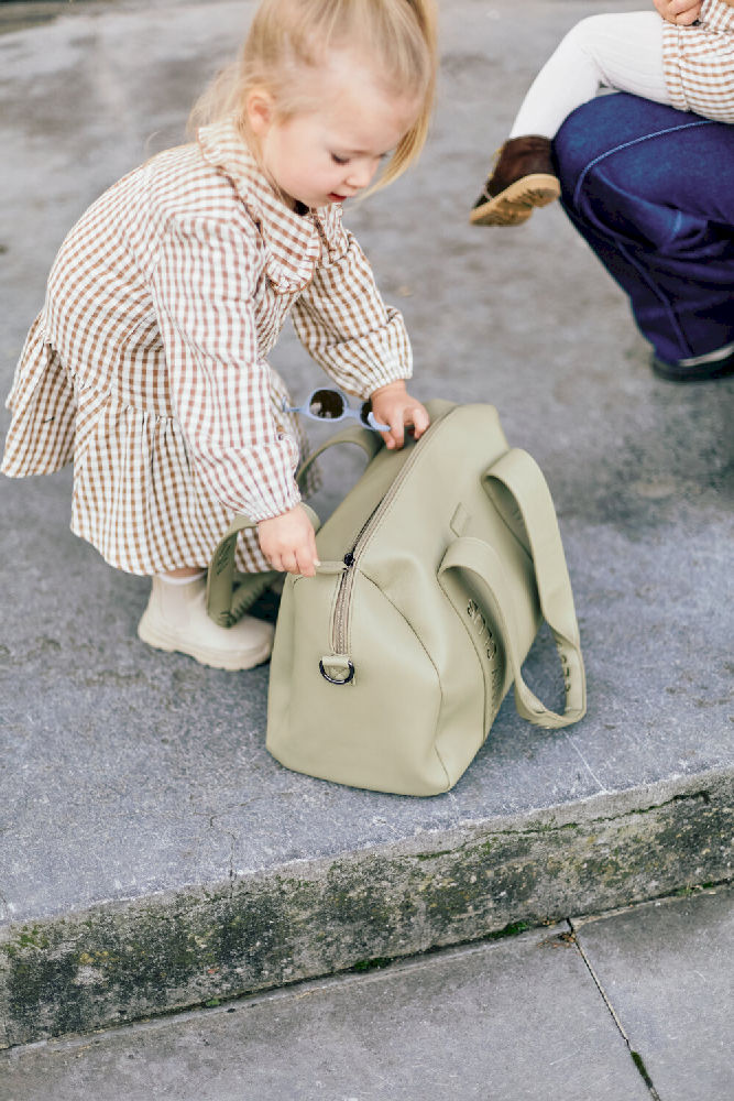 Childhome Torba Mommy Club Vegan Leather, Green