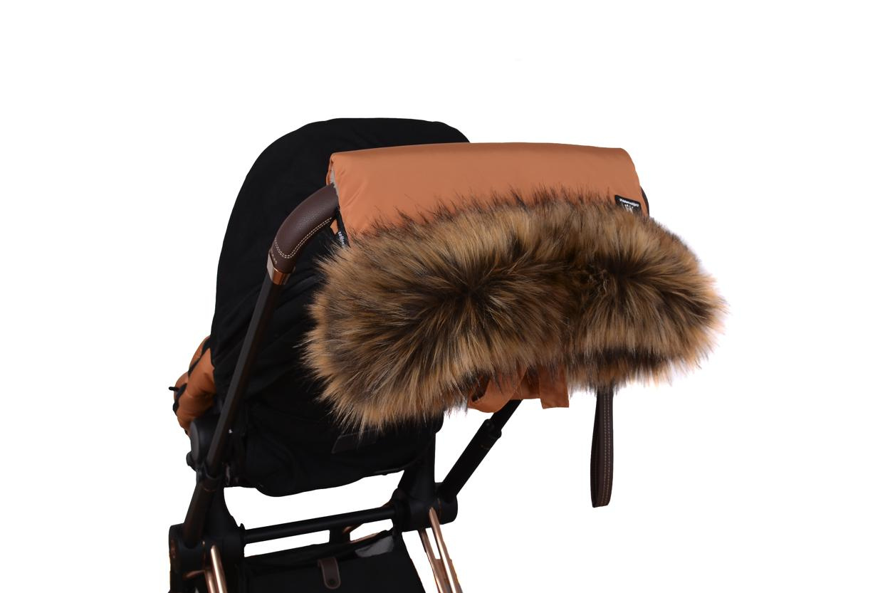 .MUFKI MUFKA COTTONMOOSE Z FUTERKIEM MOOSE | BRAZOWE FUTERKO | BLACK & BROWN | CZARNA