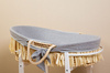 Childhome Kosz mojżesza Boho z materacykiem + Pokrowiec Jersey Grey