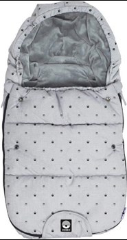Śpiworek do fotelika 0-9m Crowns grey