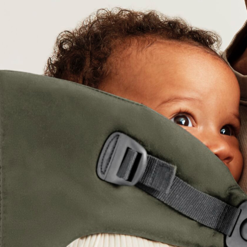 BABYBJORN Nosidełko Mini 0-12 (Woven) Green