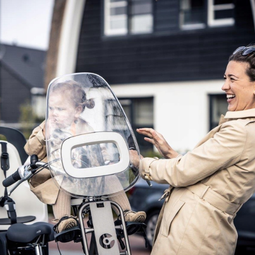 BOBIKE Fotelik Rowerowy Mini Go (przód), Vanilla