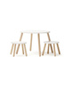 Kid's Concept - Stool and table set -  white