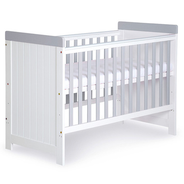 ŁÓŻECZKO 120X60 DO POKOJU DZIECIĘCEGO KLUPŚ PLUS BABY CLASSIC | BIALE WHITE | SZARE GREY
