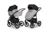 WÓZEK GŁĘBOKO SPACEROWY 2W1 LUB 3W1 RIKO BASIC | GREY FOX | ANTRIACITE