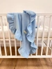 BJALLRA KOCYK MUSLINOWY SWADDLE BLUE SKY