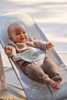 BABYBJÖRN - Bouncer Bliss Soft MESH - Silver/White