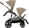 Zestaw 2w1 Cybex Wózek Gazelle S (Tpe) Almond Beige +  Siedzisko (Dodatkowe) Gazelle S Almond Beige
