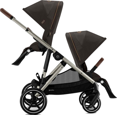 Zestaw 2w1 Cybex Wózek Gazelle S (Tpe) Chocolate Brown +  Siedzisko (Dodatkowe) Gazelle S Chocolate Brown