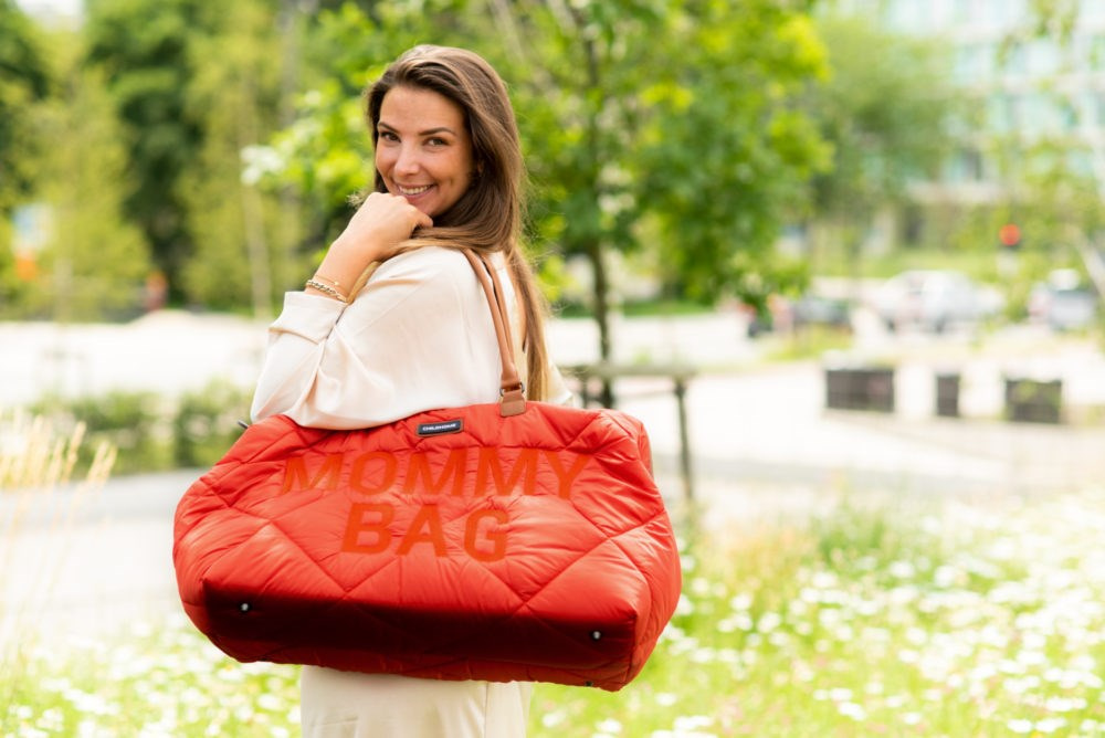 Childhome Mommy Bag Torba, (pikowana) Czerwona