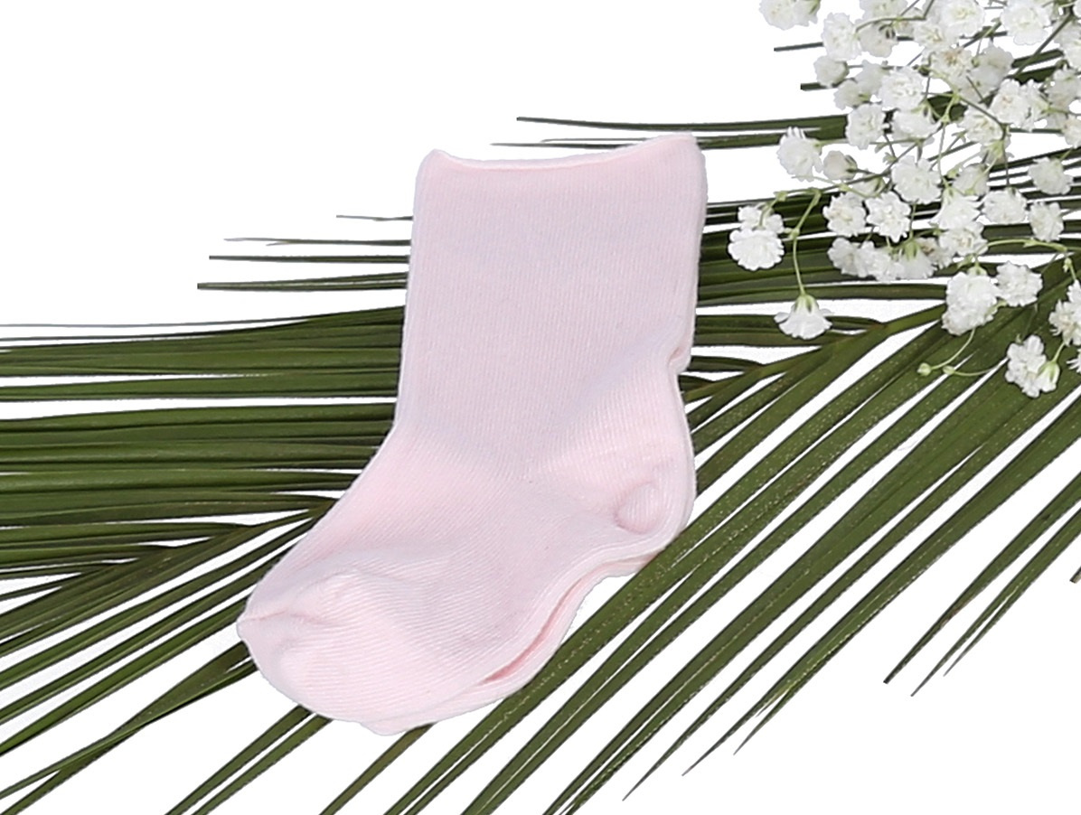 SKARPETY NIEMOWLĘCE | YOSOY | BAWEŁNA ORGANICZNA | PUDROWY RÓŻ | 7-8