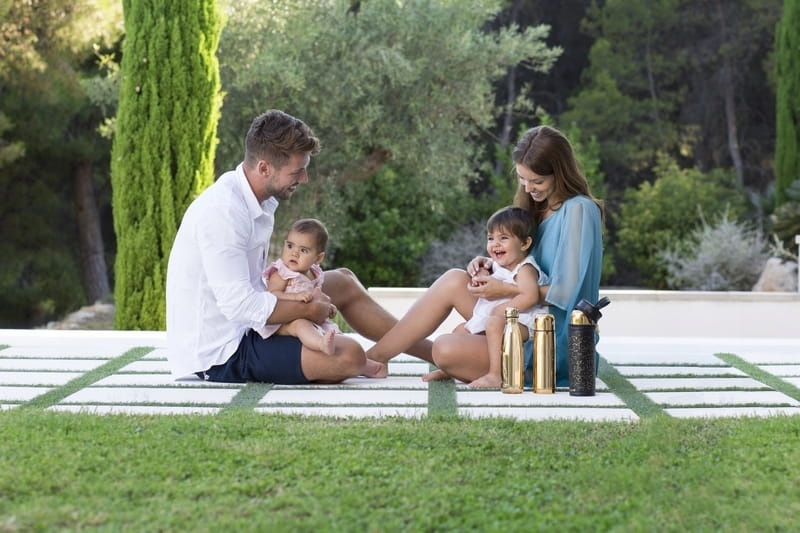 MINILAND Termos z kubkiem 500 ml, Gold