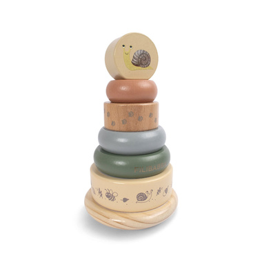 Filibabba Drewniana układanka wieża