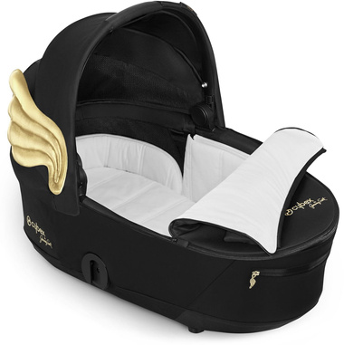 || CYBEX Gondola Mios 4.0 J Scott Black Gold Wings
