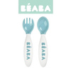Beaba - Sztućce plastikowe w etui blue