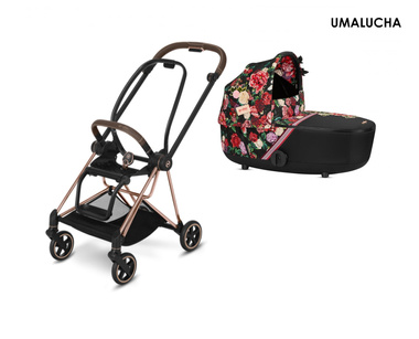 CYBEX MIOS 2.0 LUX WÓZEK GŁĘBOKI 1W1 STELAŻ + GONDOLA | BLACK | GREY | PLUS | SPRING BLOSSOM | FERRARI GREY BLACK | BIRDS | KOI | REBELLIOUS | ANNA K SPACE ROCKET