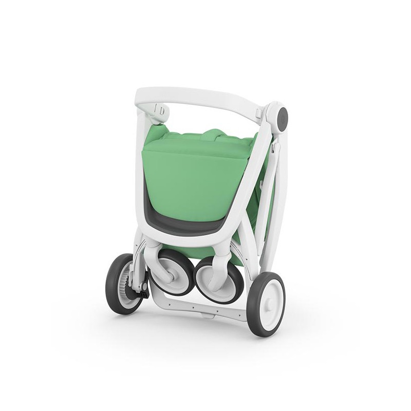 EKOLOGICZNY WÓZEK SPACEROWY GREENTOM CLASSIC (v.2.1) | MIĘTOWY | MINT