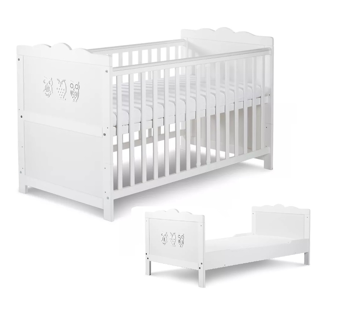 KLUPŚ Marsell łóżeczko tapczan 140×70 cm, Białe