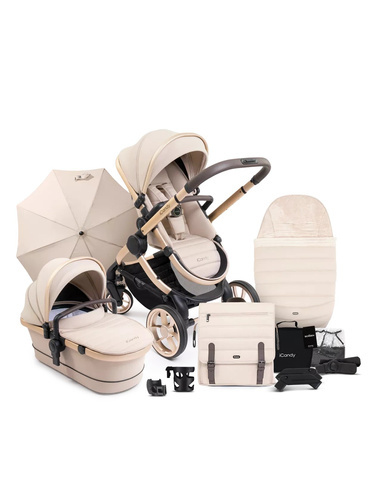 iCandy Peach 7 Pushchair and Carrycot, Biscotti/Blonde - Complete Bundle