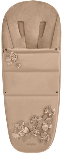 || CYBEX Śpiworek wózka, Simply Flowers Nude Beige