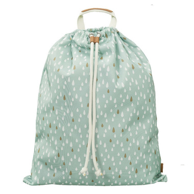 Fresk Torba na zabawki Kropelki Blue