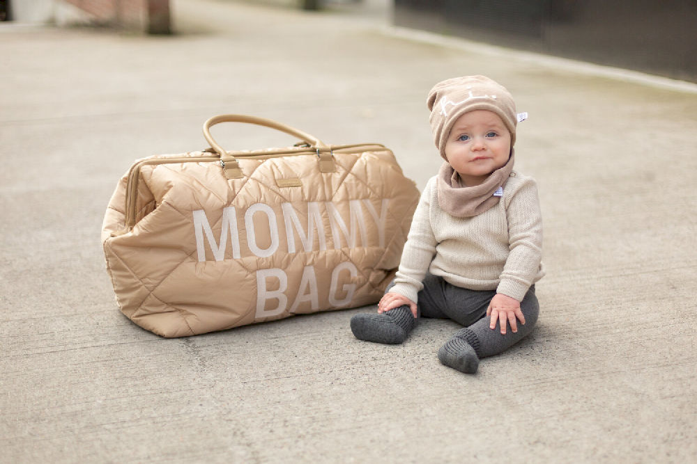 Childhome Mommy Bag Torba, (pikowana) Beżowa