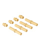 MODU - 8 connector pegs, honey yellow