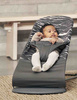 BABYBJÖRN - Bouncer Bliss Cotton - Anthracite/Landscape Print + Toy Googly Eyes Black and White