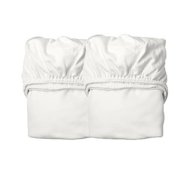 LEANDER - sheet for cradle 2 pcs, snow