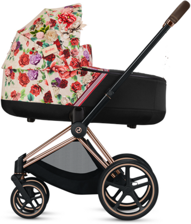 Zestaw 1w1 Cybex Rama Priam 4.0 Rose Gold & Gondola Priam 2.0 Spring Blossom Light