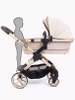 Peach 7 Pushchair and Carrycot, Biscotti