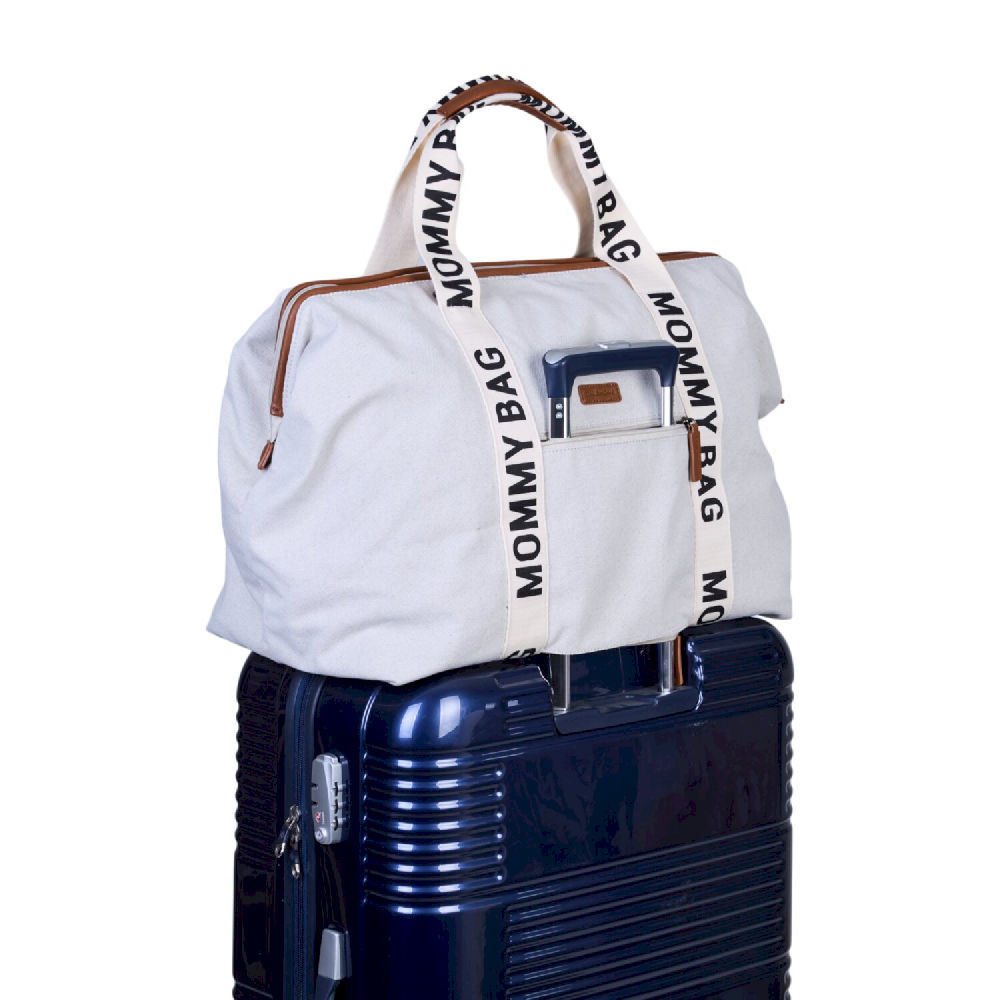 Childhome TORBA MOMMY BAG SIGNATURE Off White