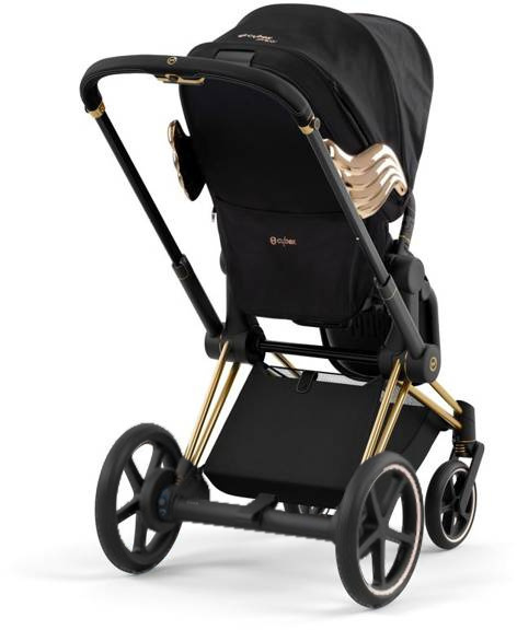 CYBEX Wózek e-Priam 4.0 (JScott) Black Gold Wings.