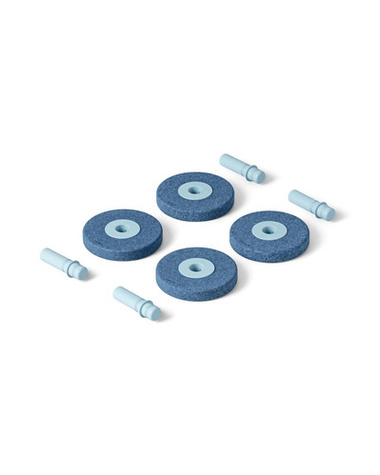 MODU - 4 x foam wheels, deep blue