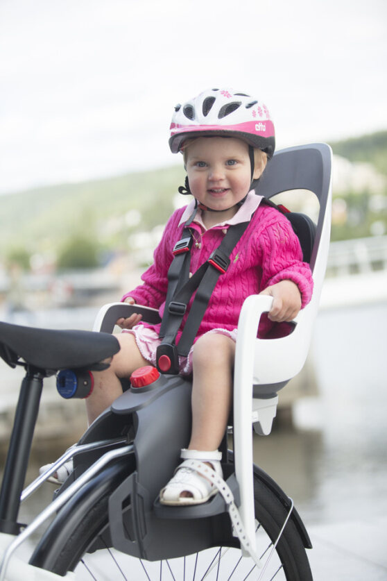 Hamax Fotelik rowerowy Caress (Rama) Dark grey