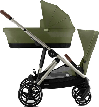 Zestaw 2w1 Cybex Wózek Gazelle S (Tpe) Moss Green + Gondola Gazelle S Moss Green